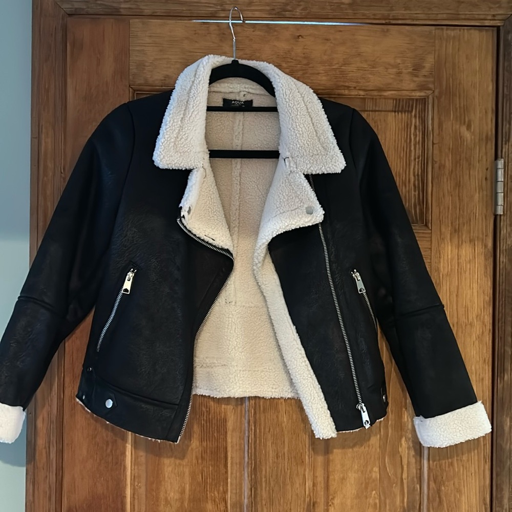 Aqua Girls Faux Suede Jacket
